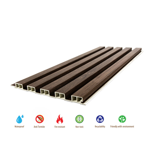 Wall <b>Panel</b> <b>MDF</b> Eco Fluted for Distributor Supply Custom Design Modern Indoor Waterproof <b>Decorative</b> Board Pima - Product Image 1
