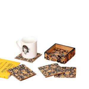 Posavasos de MDF personalizados impresos personalizados con diseño de logotipo, posavasos de papel de cerveza para taza de té de Hotel absorbente de agua para bebidas - Product Image 1