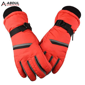 Gants de ski d'extérieur pour hommes, imperméables, coupe-vent, thermiques, pour l'hiver, logo OEM - Product Image 1