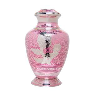 Urna Funeraria de Estilo Americano para Adultos, Diseño de Rosa Divina, Acabado de Alto Brillo, Capacidad de 200 Pulgadas Cúbicas, Color Personalizado - Product Image 3