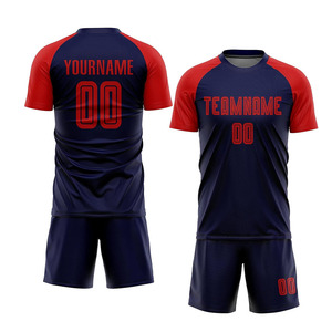 Ensemble d'uniformes de football en tissu polyester pour Kit de clubs Uniformes de football de football de sport avec nom et numéro d'équipe personnalisés - Product Image 6