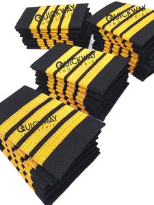 แผ่นประดับไหล่แบบนักบิน แถบสีทอง ดำ สำหรับเครื่องแบบ ลายลูกไม้แบบราชวงศ์ ลายทาง - Product Image 1