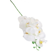 Tiges d'orchidées artificielles en soie, plantes d'orchidées papillon, fleurs d'orchidées Phalaenopsis Amabilis pour la décoration de la maison et de mariage