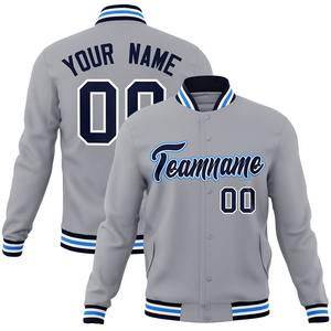 Chaquetas de béisbol de poliéster transpirable personalizables de talla grande características específicas del juego personalizadas para ropa de béisbol y softbol - Product Image 3