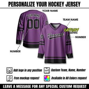 Maillot de Hockey sur Glace Sublimé Personnalisé 100% Polyester Séchage Rapide Unisexe Adulte Sans quantité minimale de commande Broderie - Product Image 2