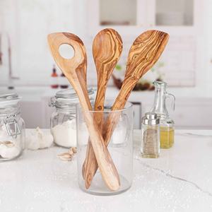 <b>Set</b> <b>of</b> 3 Handmade Wooden Cooking Spoons for Baking and Food Adventures - Product Image 3
