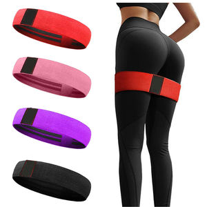 Ensemble de bandes de résistance en tissu de butin avec Logo personnalisé pour exercice, fitness, bande circulaire de hanche pour jambes, vente en gros - Product Image 1