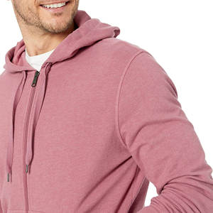 Sudadera con capucha personalizada al por mayor, 100% algodón, forro polar grueso, cuello alto, con cremallera, corta, antiarrugas, para mujer - Product Image 2