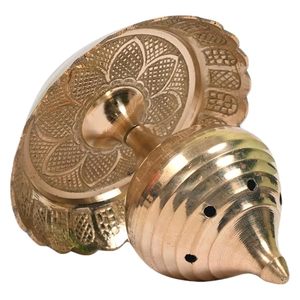 New Arrival Brass Incense <b>Holder</b> with 6-Hole Dhoop Stick/Dhoop Batti <b>Stand</b> Home Decoration Ash <b>Holder</b> with Design <b>Plate</b> Low Cost - Product Image 4