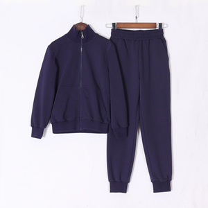 Conjunto Deportivo Unisex al por Mayor, Corte Ajustado, 100% Poliéster, Pantalones de Chándal de Felpa, Ecológicos - Product Image 1