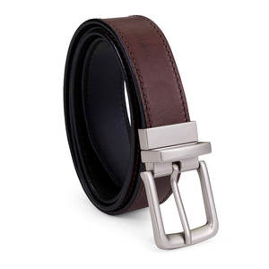 Nueva moda de cuero genuino hebilla de aguja cinturón de hombre capa de cabeza de cuero de vaca cinturón de tendencia de negocios cinturones de cuero genuino de Pakistán - Product Image 6