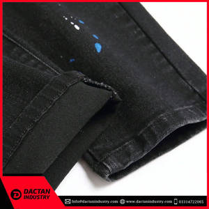 Nueva moda 2024, diseño ajustado, pantalones vaqueros rasgados ajustados sólidos, ropa informal para hombres, Pantalones vaqueros de la mejor calidad para hombres - Product Image 4