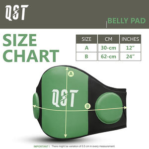 MMA Body Chest & Belly Guard Équipement d'entraînement en cuir de qualité supérieure pour le kickboxing Arts martiaux Boxe - Product Image 3