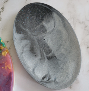 ที่ใส่สบู่เรซินที่ใส่สบู่ในครัวที่ใส่สบู่เรซินใสสำหรับใช้ในห้องน้ำสินค้าหัตถกรรม - Product Image 3