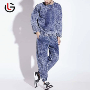 Ensemble de survêtements lavés à l'acide de qualité supérieure Meilleur matériau Nouveau design Combinaisons de jogging lavées à l'acide - Product Image 5