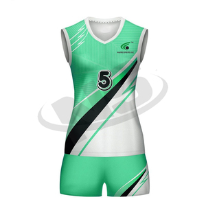 Vêtements de sport de gros avec service OEM, uniforme de volleyball, design professionnel, uniforme de volleyball personnalisé par sublimation pour adultes - Product Image 2