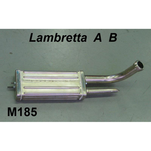 Échappement nickelé Lambretta A + B - Product Image 1