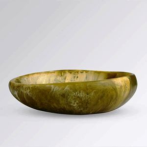 Nuevo Modelo de Tazón y Plato para Servir de Resina, Hecho a Mano, Pulido, de Origen Indio, Ecológico, Apto para Lavavajillas, Personalizable, para Fiestas - Product Image 3