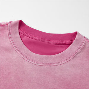 T-shirts pour hommes en coton 100% doux et confortables, séchage rapide, respirant, anti-boulochage, coupe ample, décontracté, mode streetwear, lavage à l'acide - Product Image 2