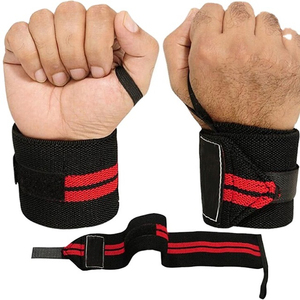 Muñequeras de algodón cómodas de calidad profesional Unisex, muñequeras de levantamiento de pesas de grado de competición, muñequeras de verano OEM - Product Image 1