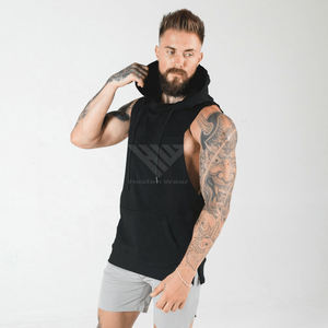 Factory Rate Comfortable Fit <b>Workout</b> <b>Hoodies</b> For Sleeveless Gym Wear Fashionable Stylish <b>Workout</b> <b>Hoodies</b> - Product Image 3