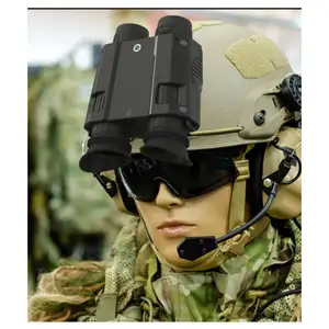 NV8000 Flip-Up Hands-free NVG Scope With Helmet Mount Infrared Long Range 3D Night Vision Binoculars Camera