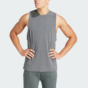 Gym Fitness Training Plain Sleeveless Tops Workout Fitness <b>Vest</b> Men New Style Tank Tops <b>Slim</b> Fit Casual Singlets OEM Service - Product Image 2