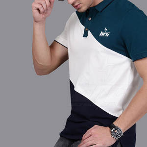 Ropa de moda de alta calidad Camiseta Polo para hombre Contraste Cp; PR Producto caliente Camiseta Polo para hombre a la venta - Product Image 4