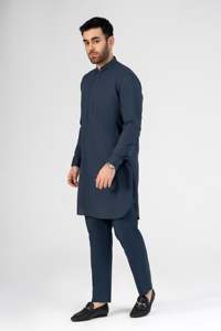 100% ชาลวาร์ Kameez สไตล์ใหม่สำหรับผู้ชายสีพื้นสไตล์ใหม่ - Product Image 2