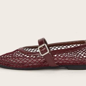 Chaussures plates en toile, imprimé jardin naturel, mocassins décontractés, respirants, en lin, style traditionnel féminin, chaussures d'été - Product Image 2