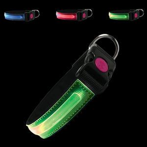 ปลอกคอสุนัข LED ขนาดเล็ก-ปลอกคอ USB แบบชาร์จไฟได้พร้อมตัวปิดหัวเข็มขัดและปุ่มนิรภัยสำหรับสุนัขขนาดเล็กกลางและใหญ่ - Product Image 1