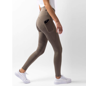 <b>Womens</b> riding <b>jodhpurs</b> designed with soft stretch fabric moisture control lining reinforced seams and secure for daily riding - Product Image 2