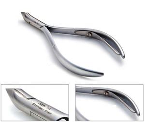 Coupe-cuticules en acier inoxydable pour manucure et pédicure, à double ressort, à lames rondes et affûtées, portables, pour usage professionnel - Product Image 3