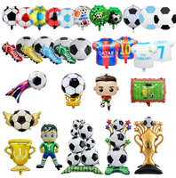 Ballons en aluminium de 18 pouces et grand ballon de football sur pied pour la décoration de fête sportive - Offre Spéciale