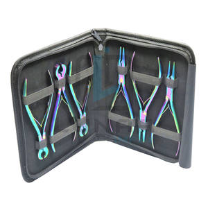 ชุดคีมสำหรับดูแลความงามของเส้นผมอุปกรณ์ต่อผมแบบผูกด้วยมือหลากสีรุ้งใหม่ล่าสุด - Product Image 1