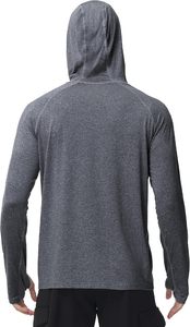 เสื้อกีฬาแบบสวมหัวแขนยาวโพลีเอสเตอร์ป้องกันแบคทีเรีย UPF 50 + 100% พิมพ์ซับลิเมชันปรับแต่งได้สำหรับตกปลา - Product Image 2