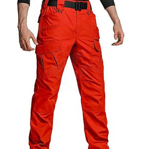 Pantalon Cargo Décontracté pour Homme Toile Légère de Haute Qualité Meilleur Matériau Style Confort Taille Moyenne Motif Droit Taille Élastique - Product Image 1