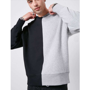 100% Cotton Crew Neck Sweatshirt <b>Plain</b> White <b>Jumper</b> with Embroidered Design Winter Fleece with XS Size for Sale - Product Image 4