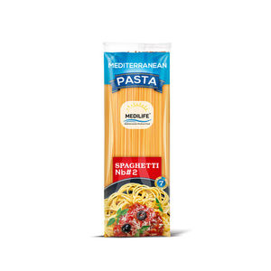 Spaghetti de blé dur raffiné de qualité supérieure, 500 g, emballage en vrac, durée de conservation de 18 mois - Product Image 1