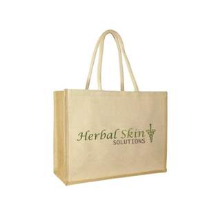 Branded <b>Jute</b> <b>Bags</b> Embrace Eco-Friendly Reusable Stylish Premium Natural <b>Jute</b> <b>Shopping</b> <b>Bags</b> for Everyday Use - Product Image 3