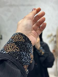 Ropa musulmana tradicional modesta elegante para mujer, tamaño XXL, diseño de botón informal bordado a mano para adultos, hecho a mano - Product Image 3