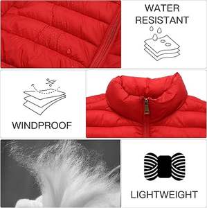 Vente directe usine – Gilet matelassé personnalisé pour homme, respirant, avec fermeture éclair, haute qualité, 100 % coton, 220 g – Meilleure vente hiver - Product Image 3