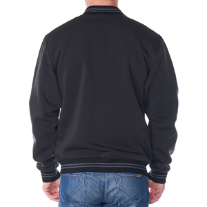 Veste universitaire personnalisée High Street pour hommes, style baseball d'hiver avec lettres brodées en vrac, nouveau col montant tendance - Product Image 5