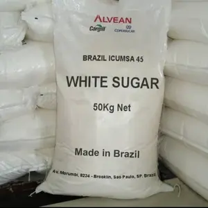 Icumsa 45 White Refined Brazilian Sugar