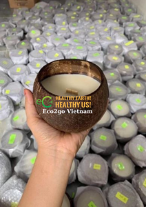 Vente 2025!!! Bols en bois biodégradables pour bougies/bougeoir à la noix de coco/bougies à la noix de coco fabriquées au Vietnam - Product Image 5