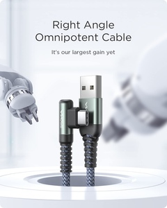 AINOPE Cable <span class=keywords><strong>USB</strong></span> <span class=keywords><strong>C</strong></span> de ángulo recto 3.1A Carga rápida Cable tipo <span class=keywords><strong>C</strong></span> de 90 grados Cable DE DATOS trenzado de nailon de 6,6 pies para iPhone 17 Samsung S25 - Product Image 2