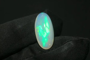 AAA etíope juego de color ópalo piedra preciosa suelta 6,60 CT raro Multi llamativo fuego ópalo ovalado cabujón - Product Image 3