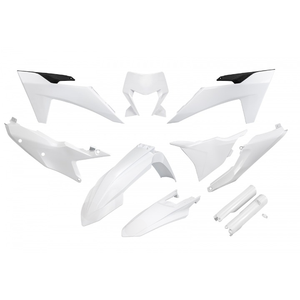 2024-2025 per KTM EXC-F 250 Kit di plastica completa bianca con porta fari accessori moto - Product Image 1