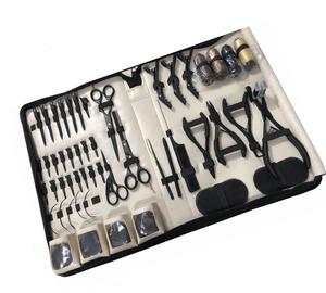 Outils professionnels de pose d'extensions capillaires en acier inoxydable de haute qualité, durables, vente en gros, service OEM, logo personnalisé MIANBRO ENTERPRISES - Product Image 2