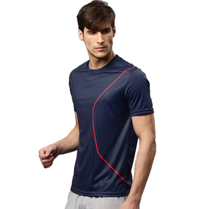 Camiseta de Manga Corta para Hombre, al por Mayor, con Logotipo Personalizado, Sólida, Informal, Ecológica, Transpirable, 100% Algodón, Cuello Redondo, de Alta Calidad, para las Cuatro Estaciones - Product Image 3